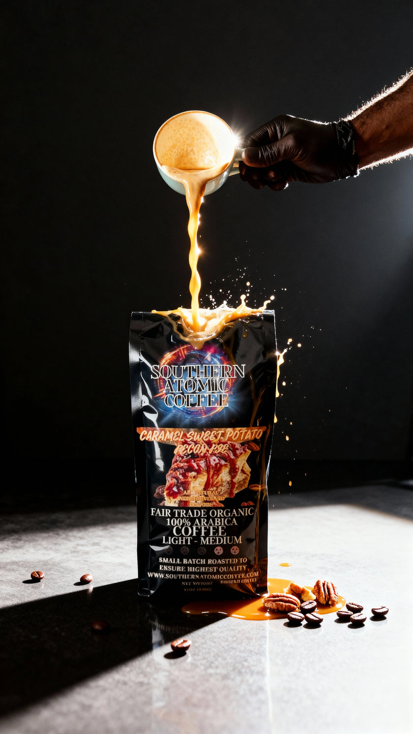 Caramel Sweet Potato Pecan Pie Coffee